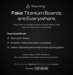 100% Titanium Top Grade Cutting Board